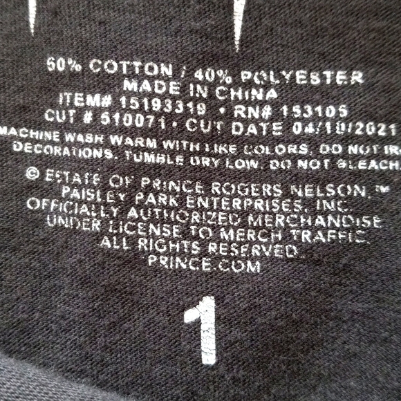 PRINCE DOVES FLY TEE SHIRT 1X - Picture 6 of 6